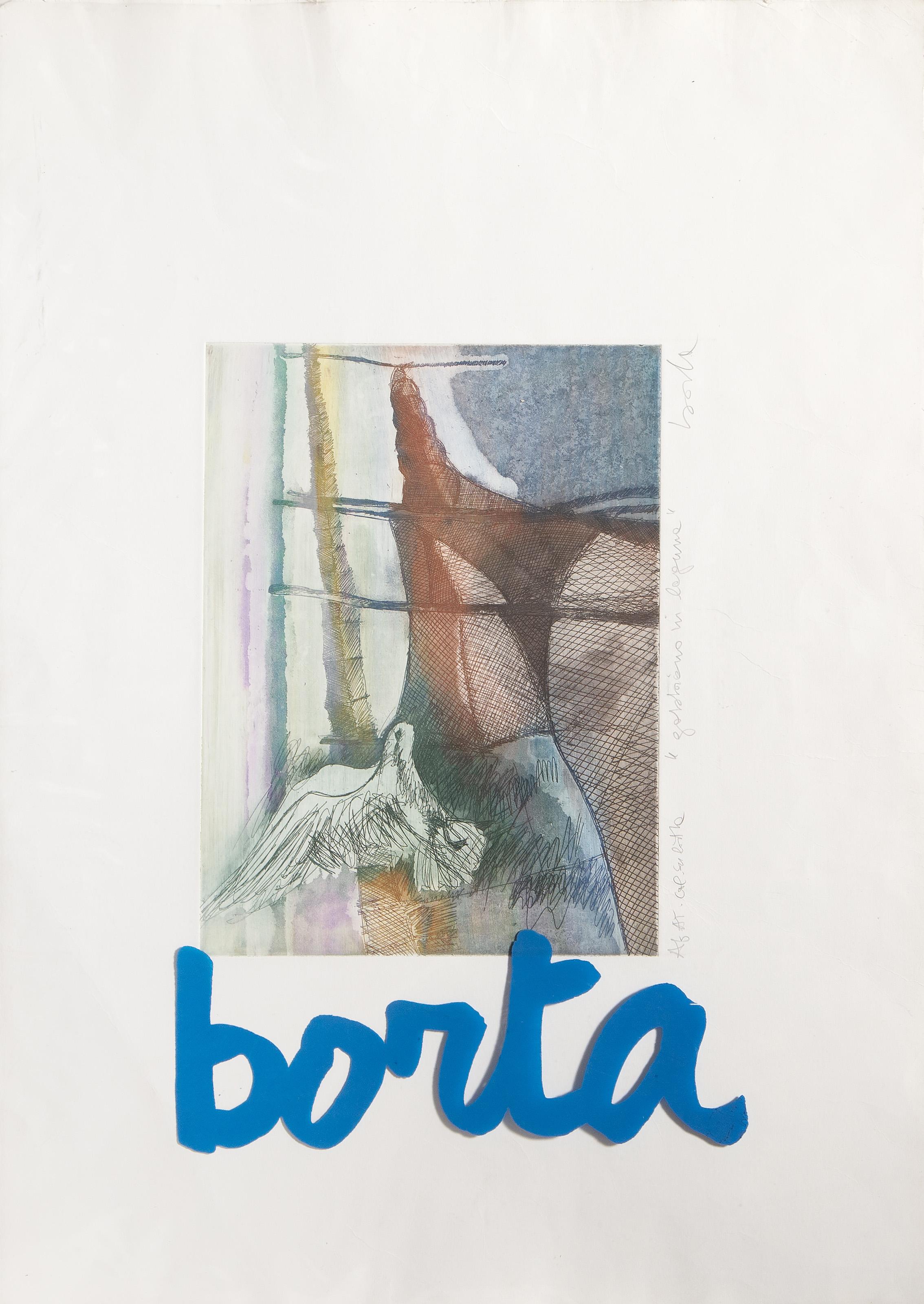 Gobierno in Laguna, Surrealist Etching by Gianni Borta 5