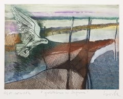Gobierno in Laguna, Surrealist Etching by Gianni Borta