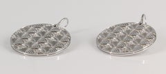 Gianni Bulgari Enigma Diamond 18k White Gold Earrings