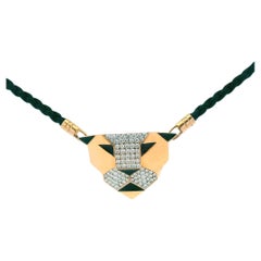 Gianni Bvlgari Panther Black Enamel Diamonds