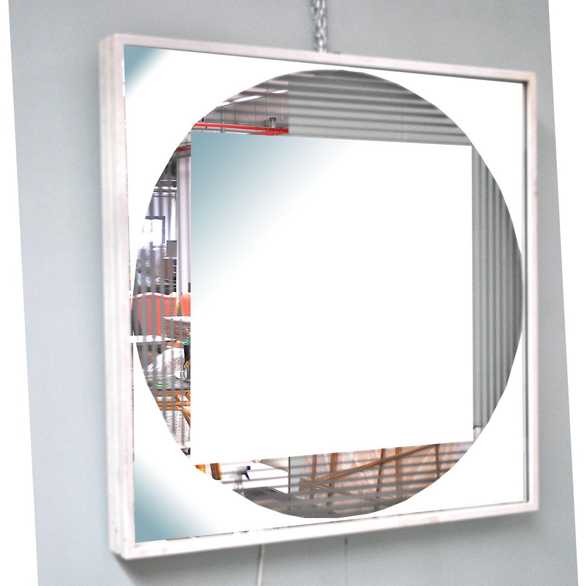 A wall mirror model Brama by Gianni Celada for Fontana Arte.
FontanaArte S.p.A. is an Italian company founded in Milan (as Fontana Arte) in 1932 by Luigi Fontana and Giò Ponti and specialised in the manufacture of glass and furnishing accessories.
