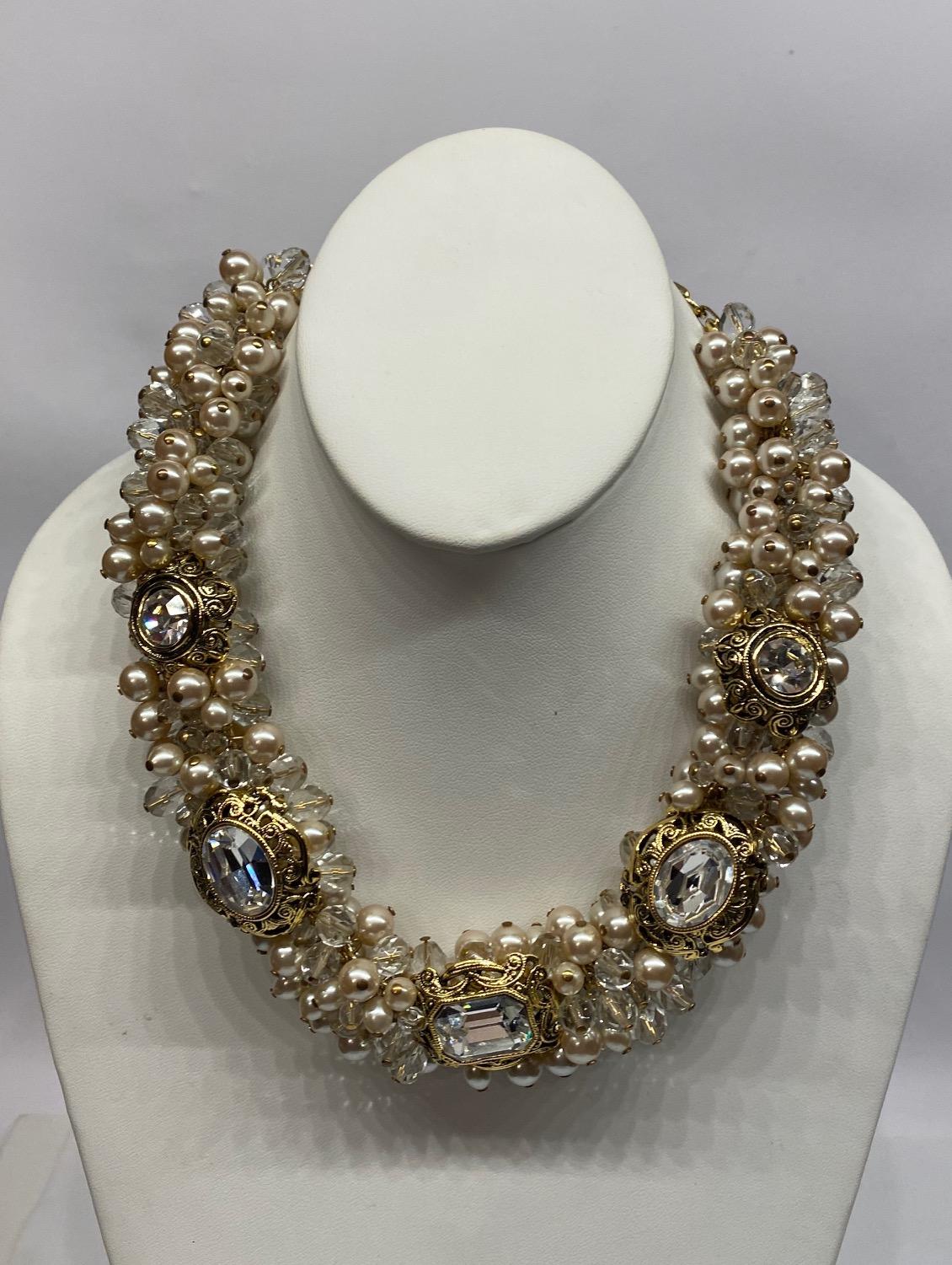 big rhinestone necklace