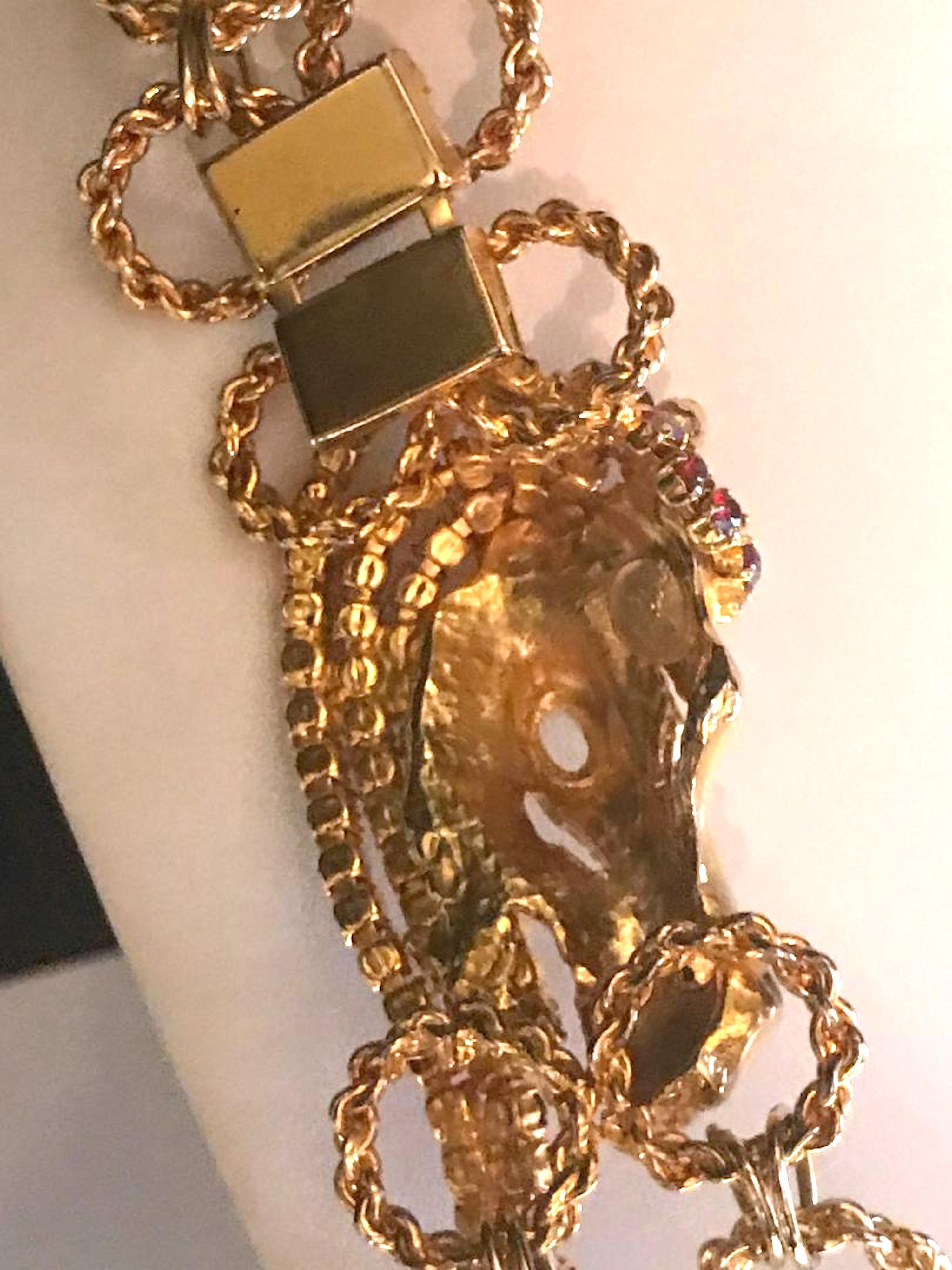 Women's or Men's Gianni De Liguoro Horse Clasp Necklace