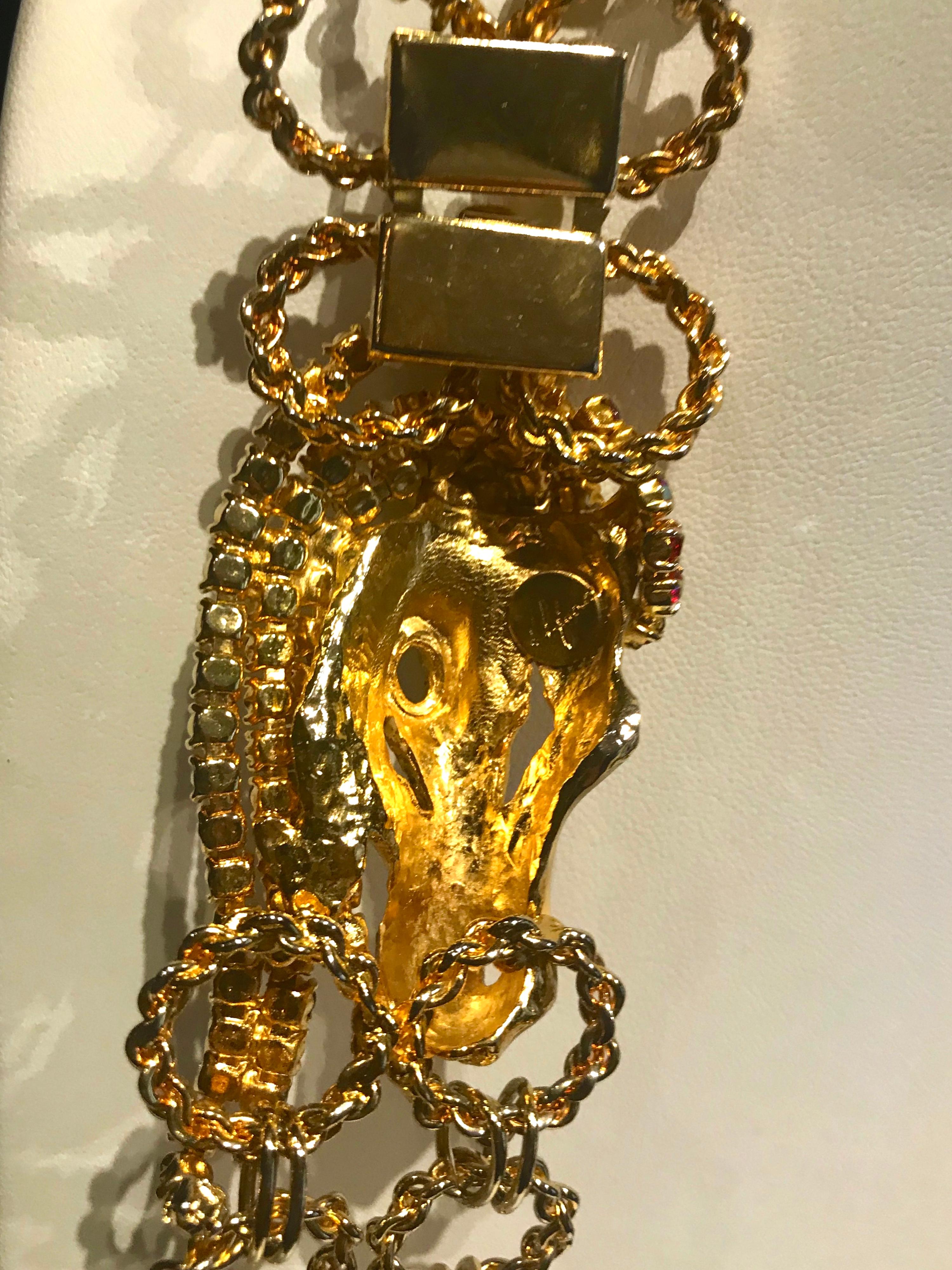 Gianni De Liguoro Horse Clasp Necklace 2