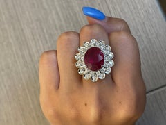 Gianni Lazzaro Ruby 9, 58 Ct Diamond White 18K Gold Ring for Her