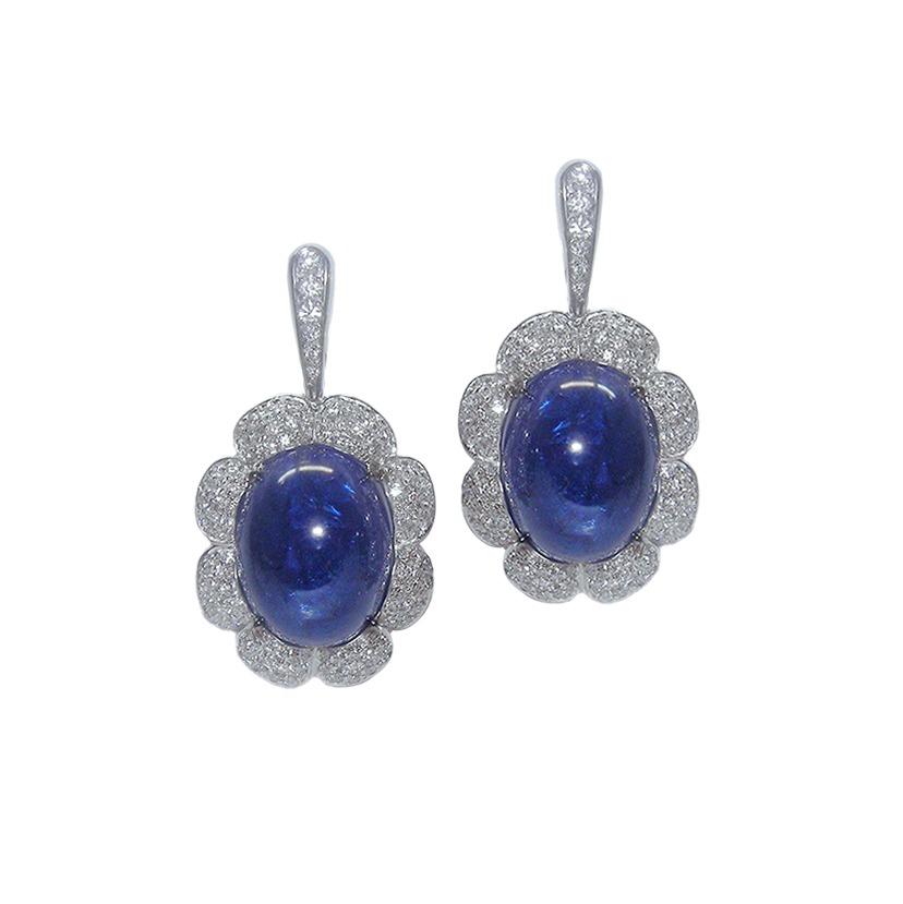 Ring White Gold 18 K Gianni Lazzaro (Matching Earrings and Pendant Available )

Diamonds 118-1,67 ct HSI 
Tanzanite 1-24,96 ct

With a heritage of ancient fine Swiss jewelry traditions, NATKINA is a Geneva-based jewelry brand that creates modern