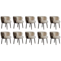 Gianni Moscatelli Dining Chairs for Formanova, 1968, Set of 10