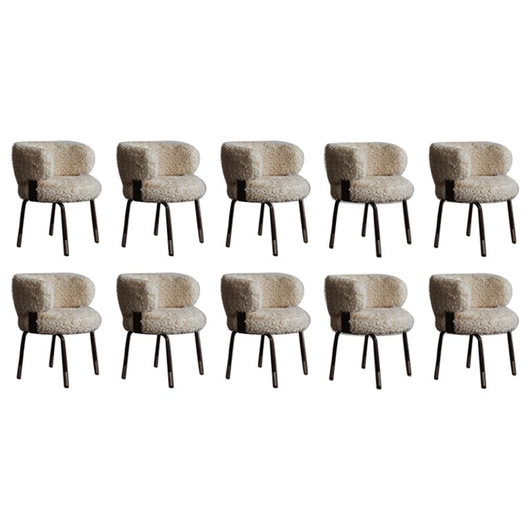 Esszimmerstühle von Gianni Moscatelli für Formanova, 1968, 10er-Set
