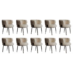 Gianni Moscatelli Dining Chairs for Formanova, 1968, Set of 10