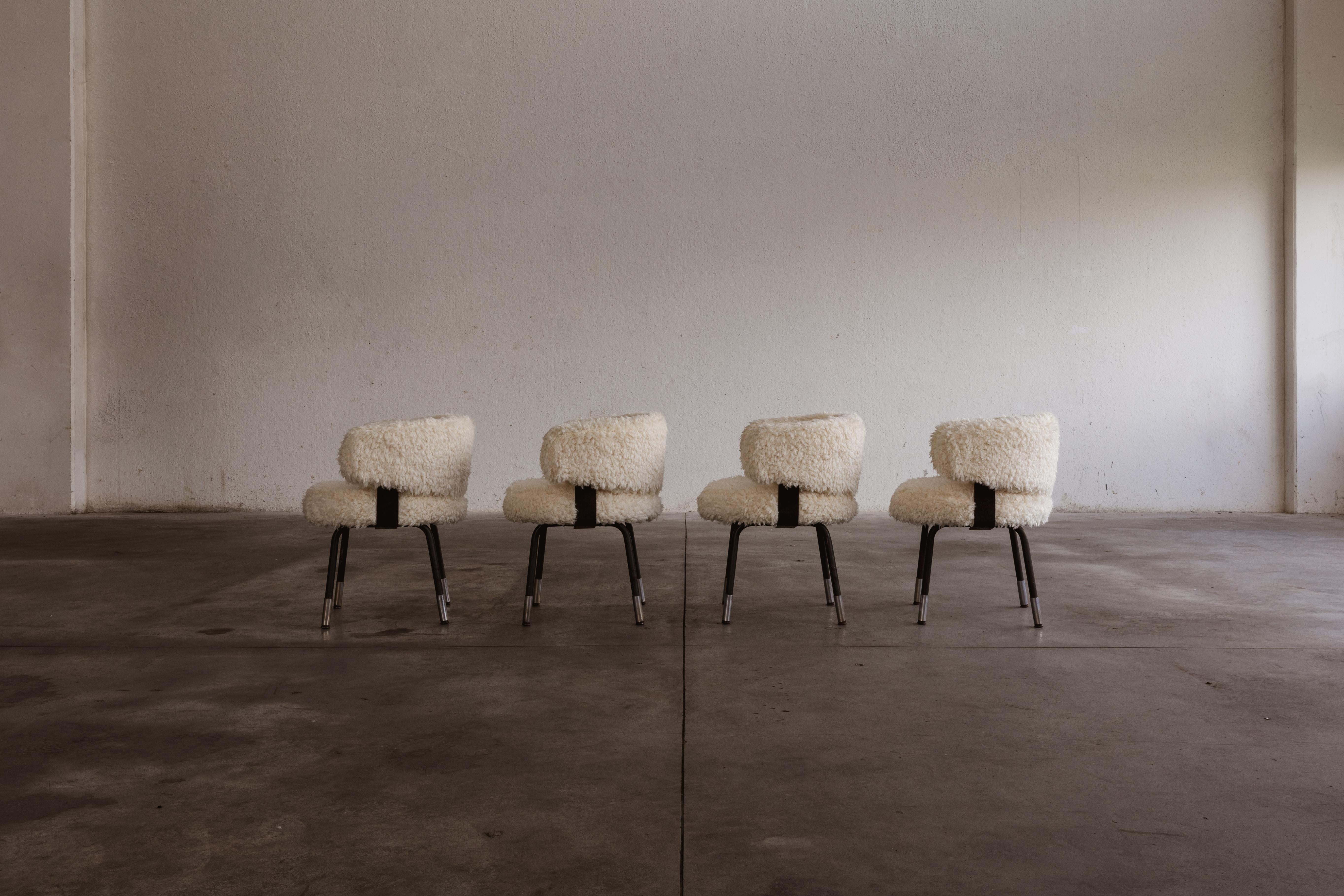 Gianni Moscatelli Dining Chairs for Formanova, 1968, Set of 4 For Sale 9