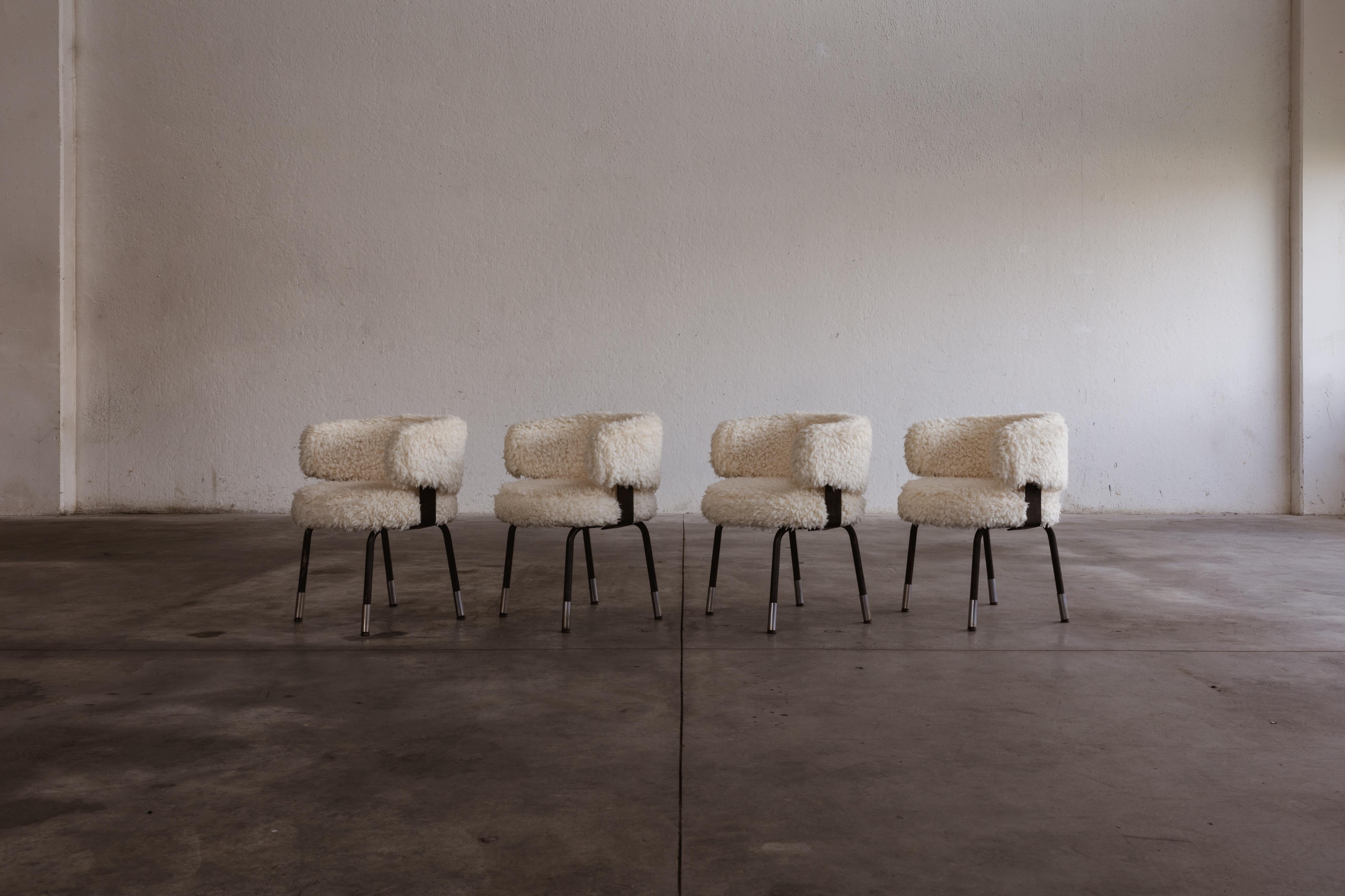 Gianni Moscatelli Dining Chairs for Formanova, 1968, Set of 4 For Sale 1