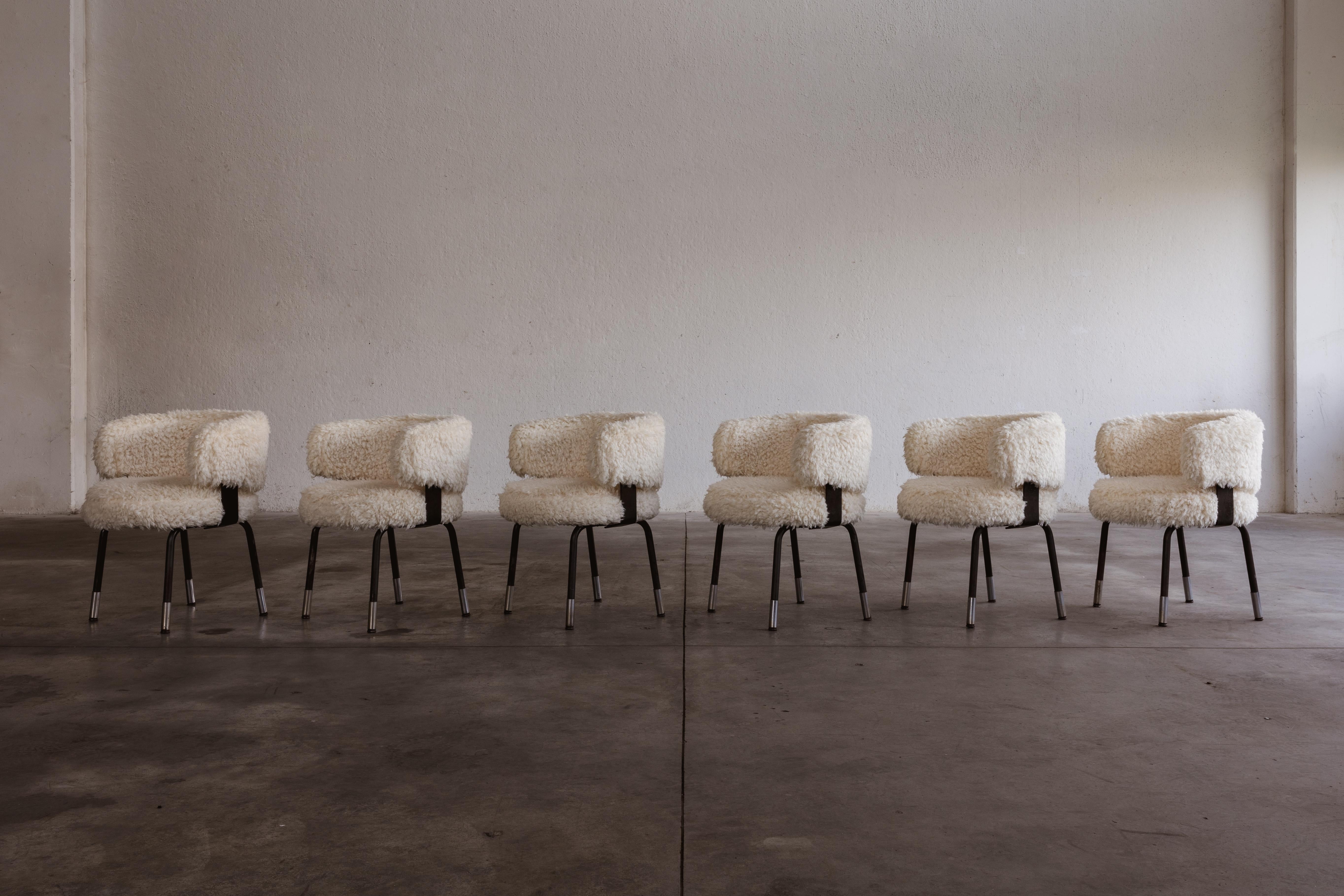 Gianni Moscatelli Dining Chairs for Formanova, 1968, Set of 6 5