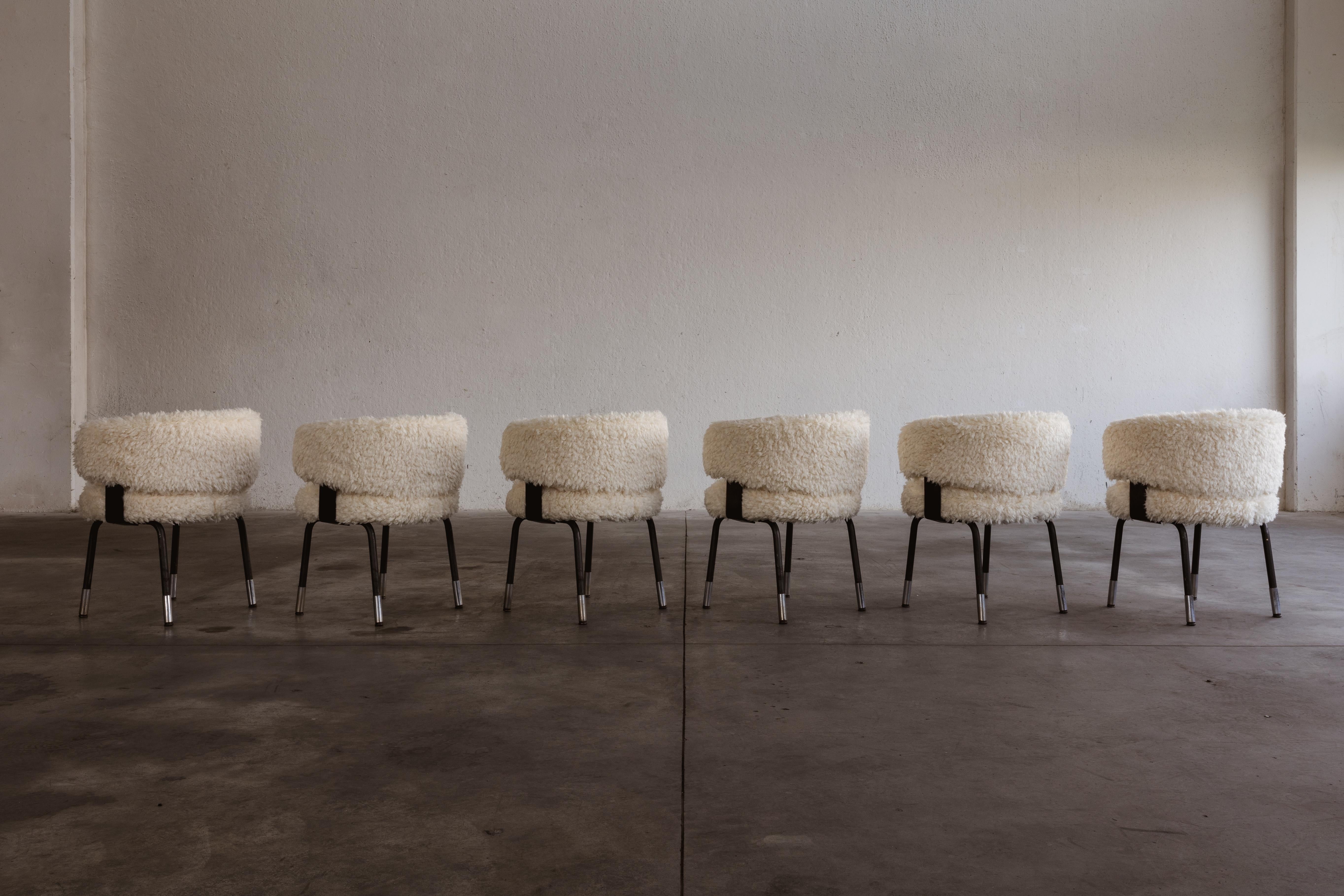 Gianni Moscatelli Dining Chairs for Formanova, 1968, Set of 6 9