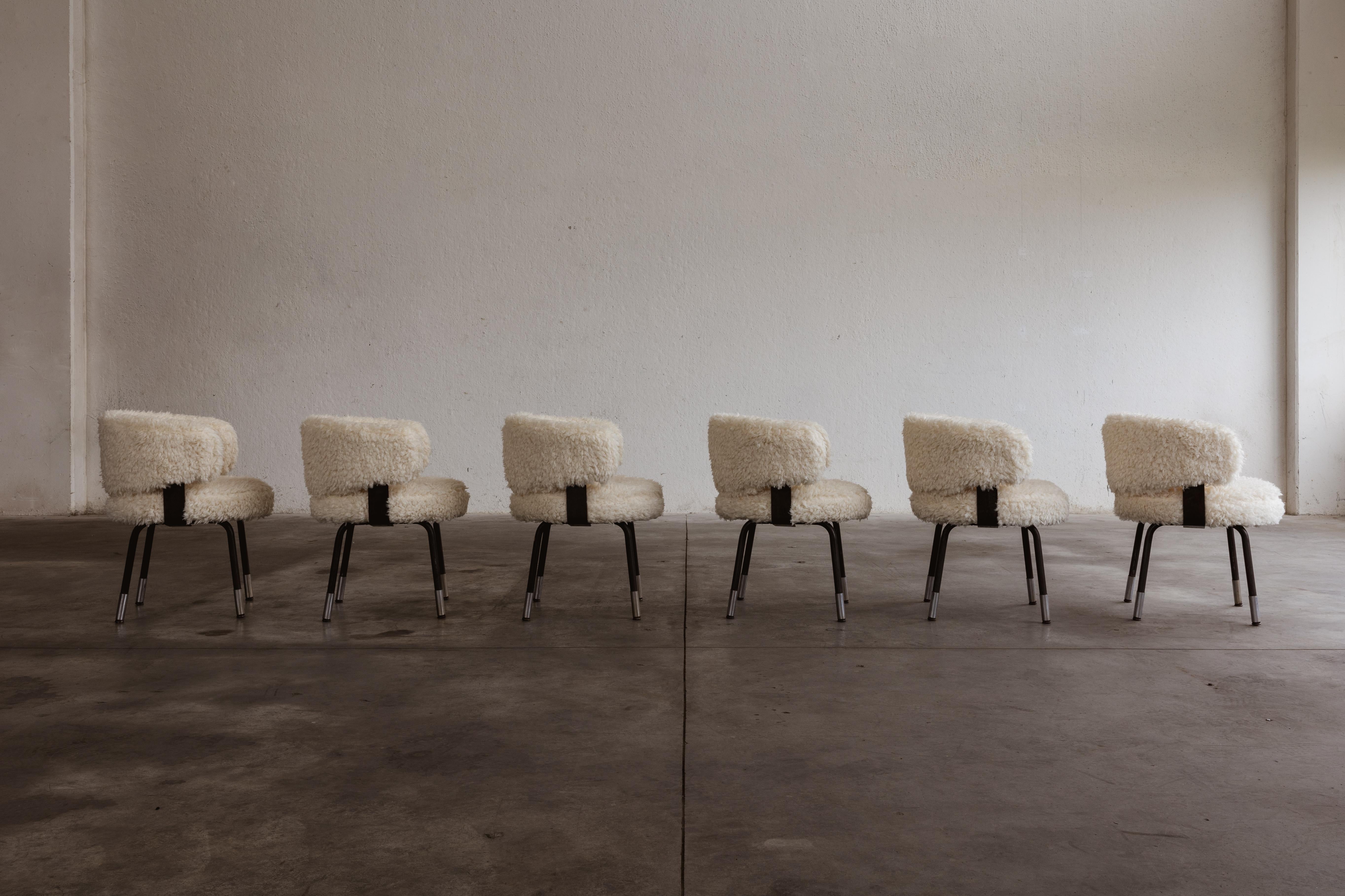 Gianni Moscatelli Dining Chairs for Formanova, 1968, Set of 6 For Sale 3
