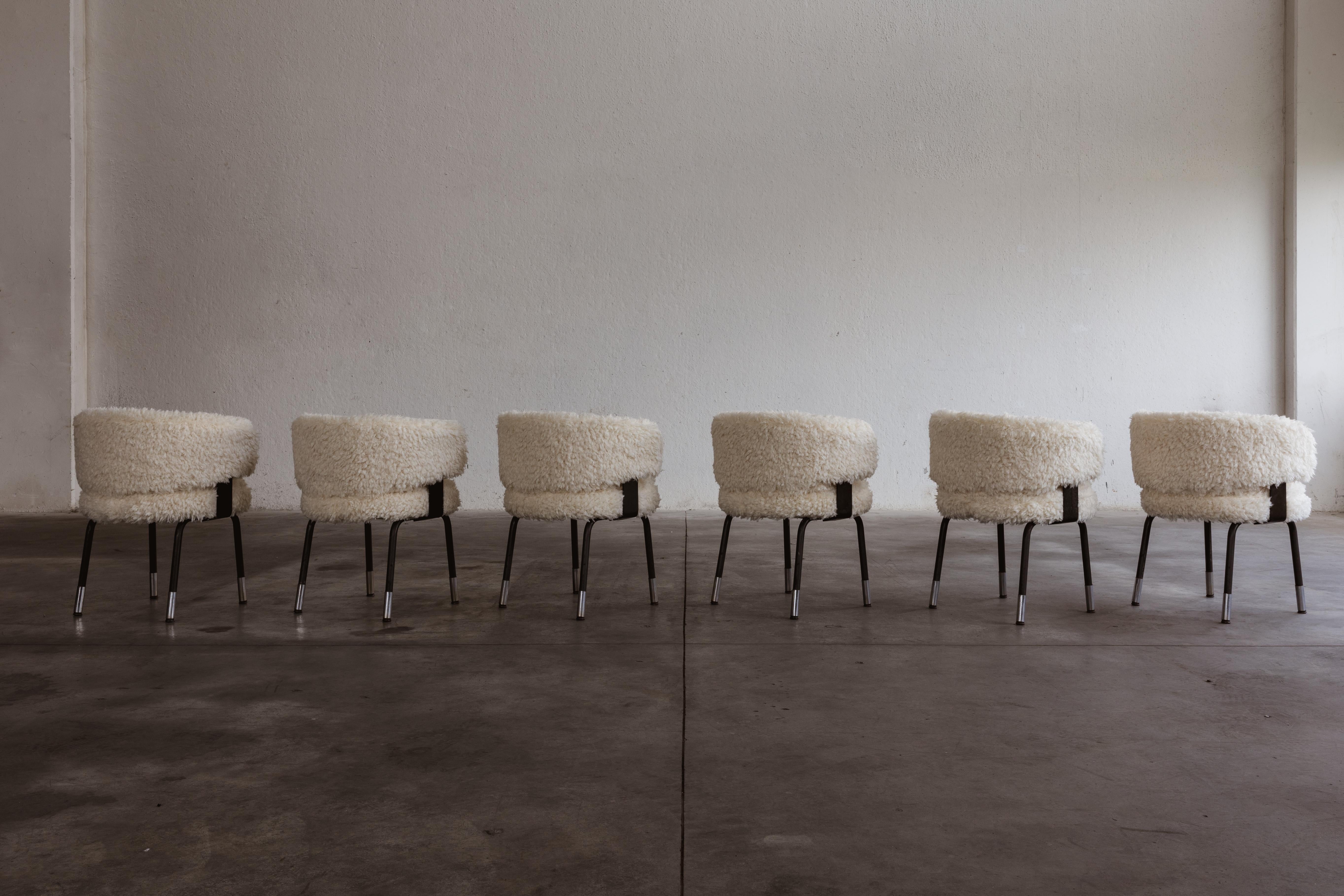 Gianni Moscatelli Dining Chairs for Formanova, 1968, Set of 6 1