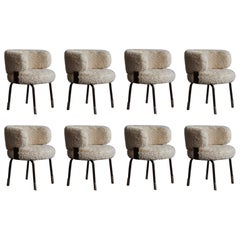 Gianni Moscatelli Dining Chairs for Formanova, 1968, Set of 8