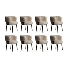 Chaises de salle à manger Gianni Moscatelli pour Formanova, 1968, ensemble de 8 pièces
