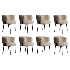 Retro Gianni Moscatelli Dining Chairs for Formanova, 1968, Set of 8