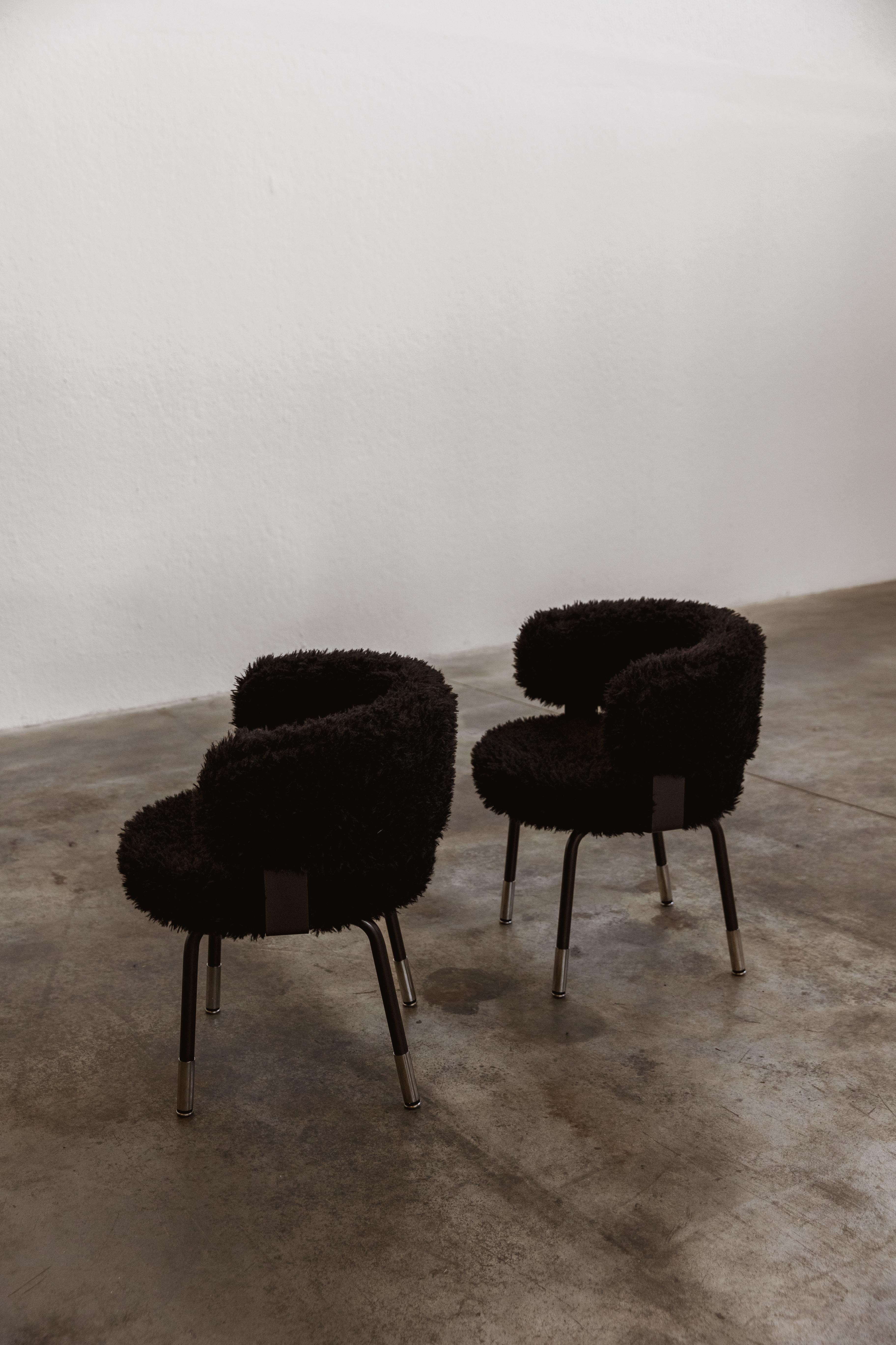 Gianni Moscatelli Dining Chairs for Formanova, 1968, Set of 2 For Sale 6