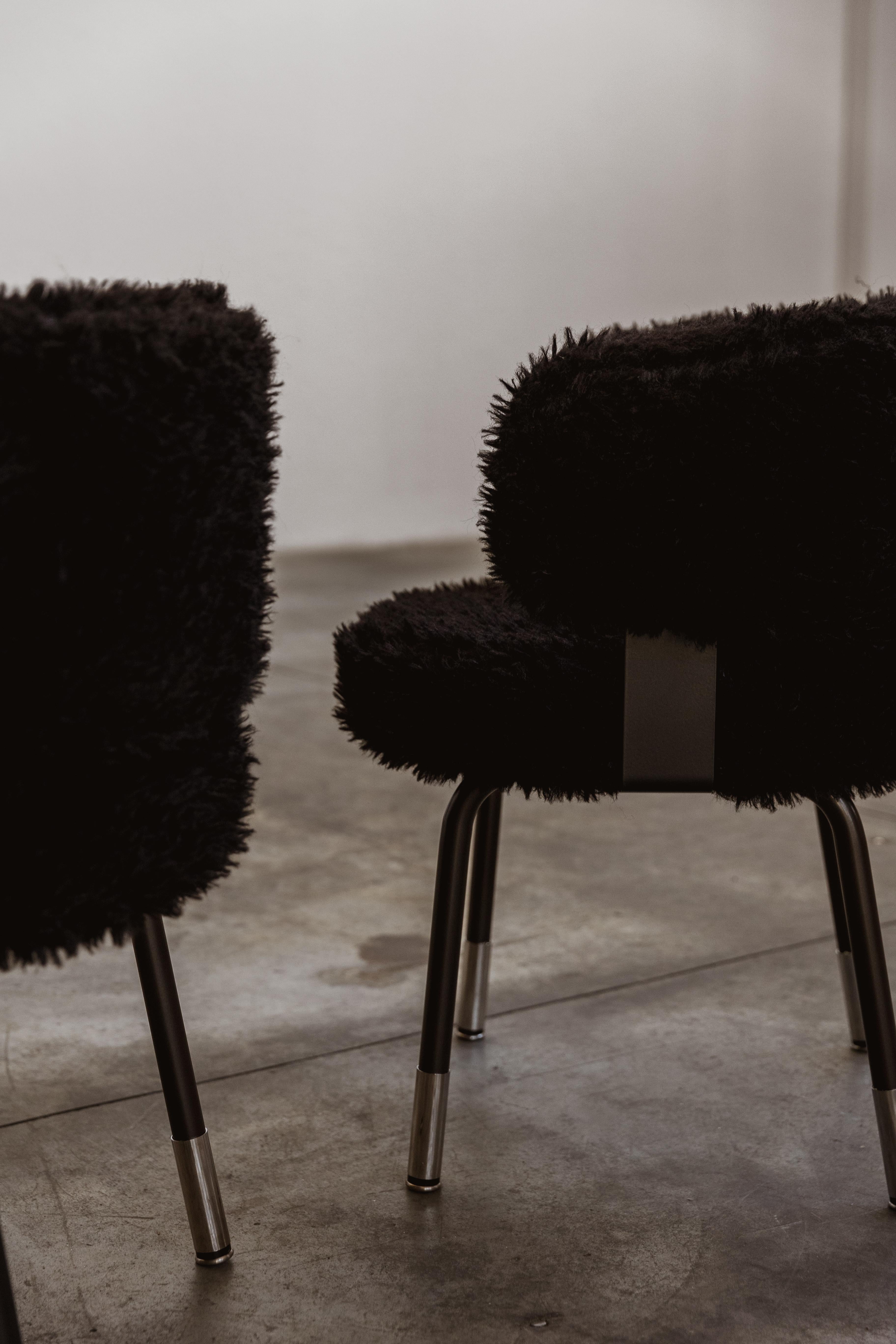 Mid-Century Modern Gianni Moscatelli Dining Chairs for Formanova, 1968, Set of 2 For Sale