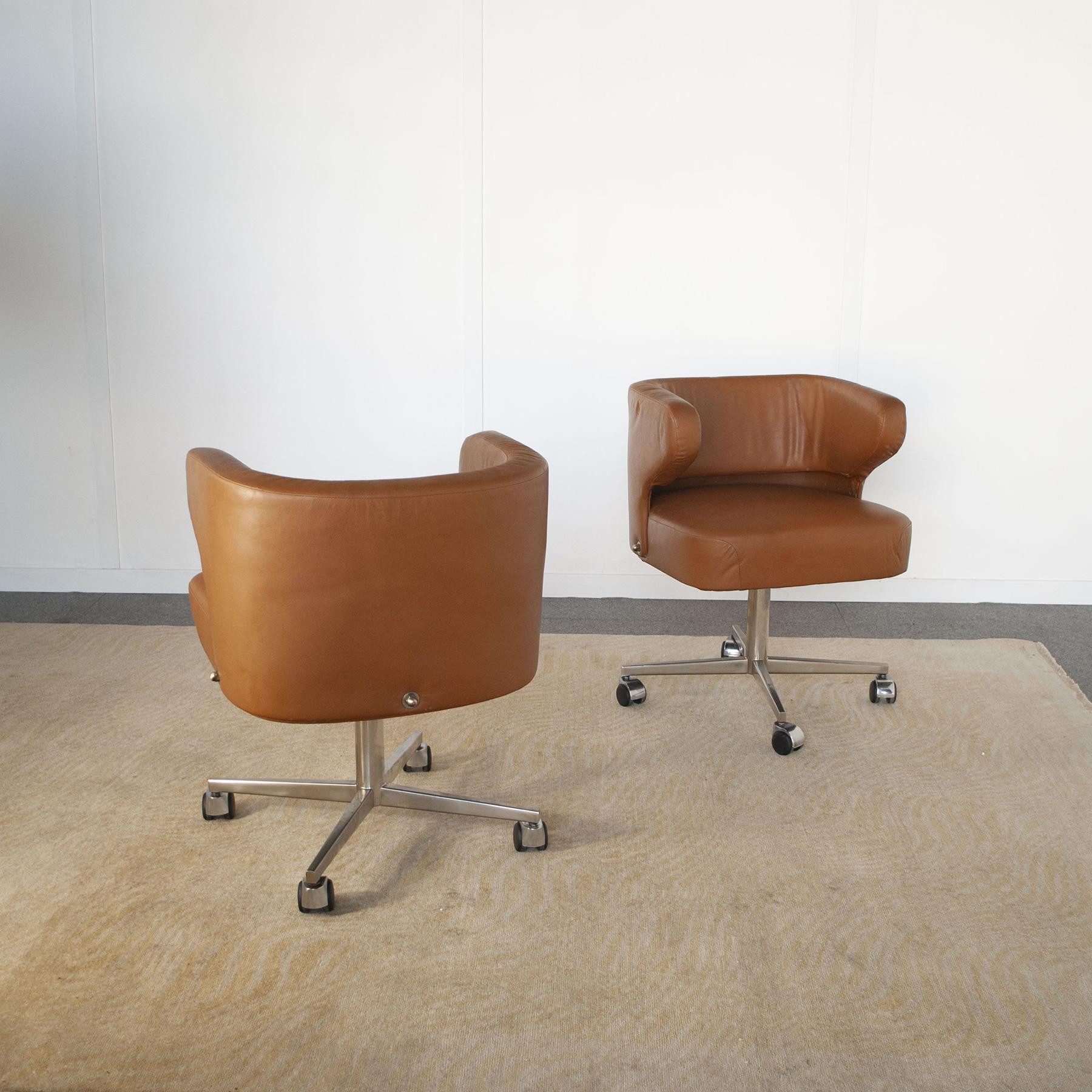 Mid-Century Modern Gianni Moscatelli lounge chairs for Formanova 1960s