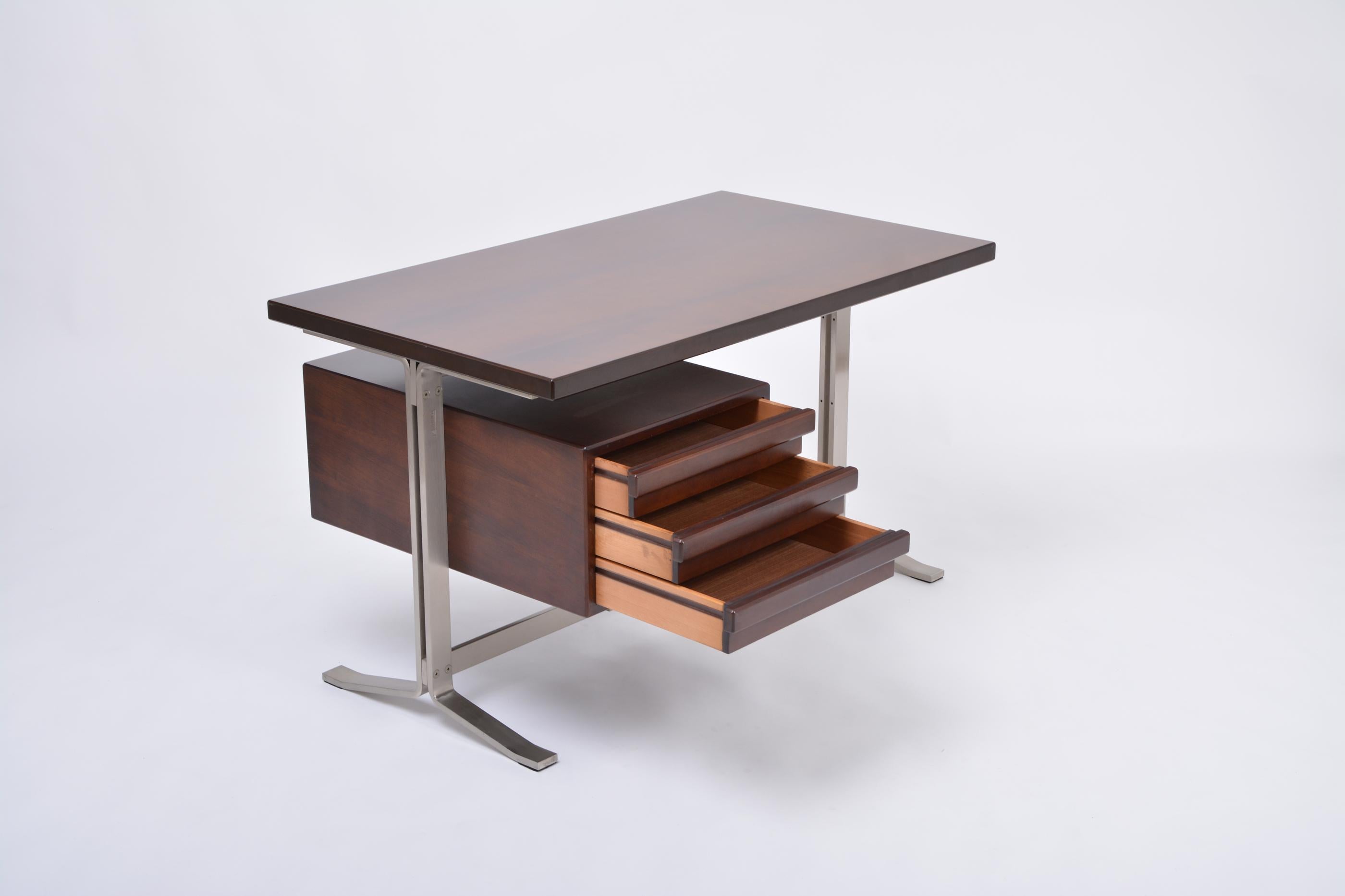 Gianni Moscatelli Mahogany Writing Desk for Formanova 6