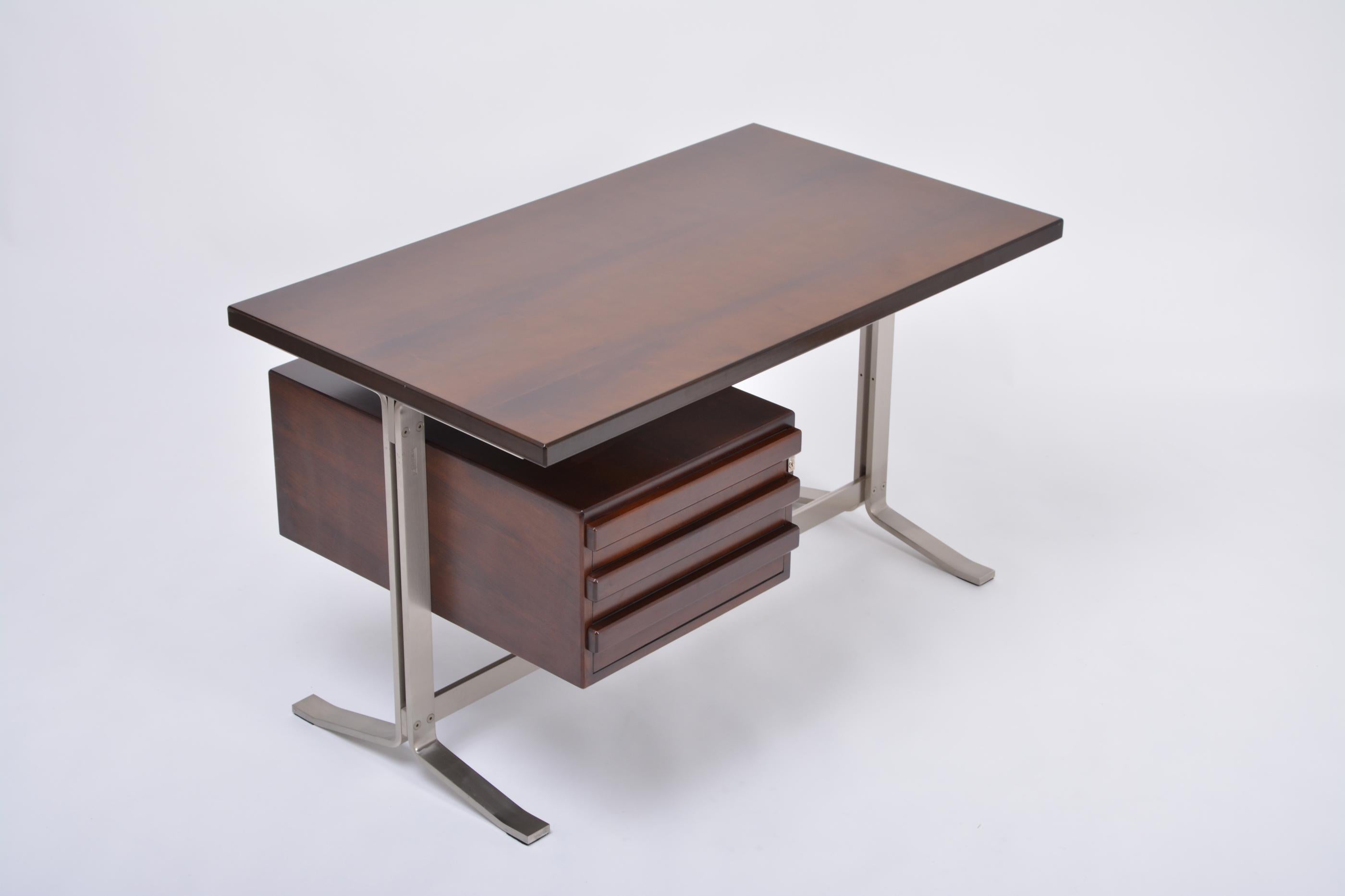 Gianni Moscatelli Mahogany Writing Desk for Formanova 8