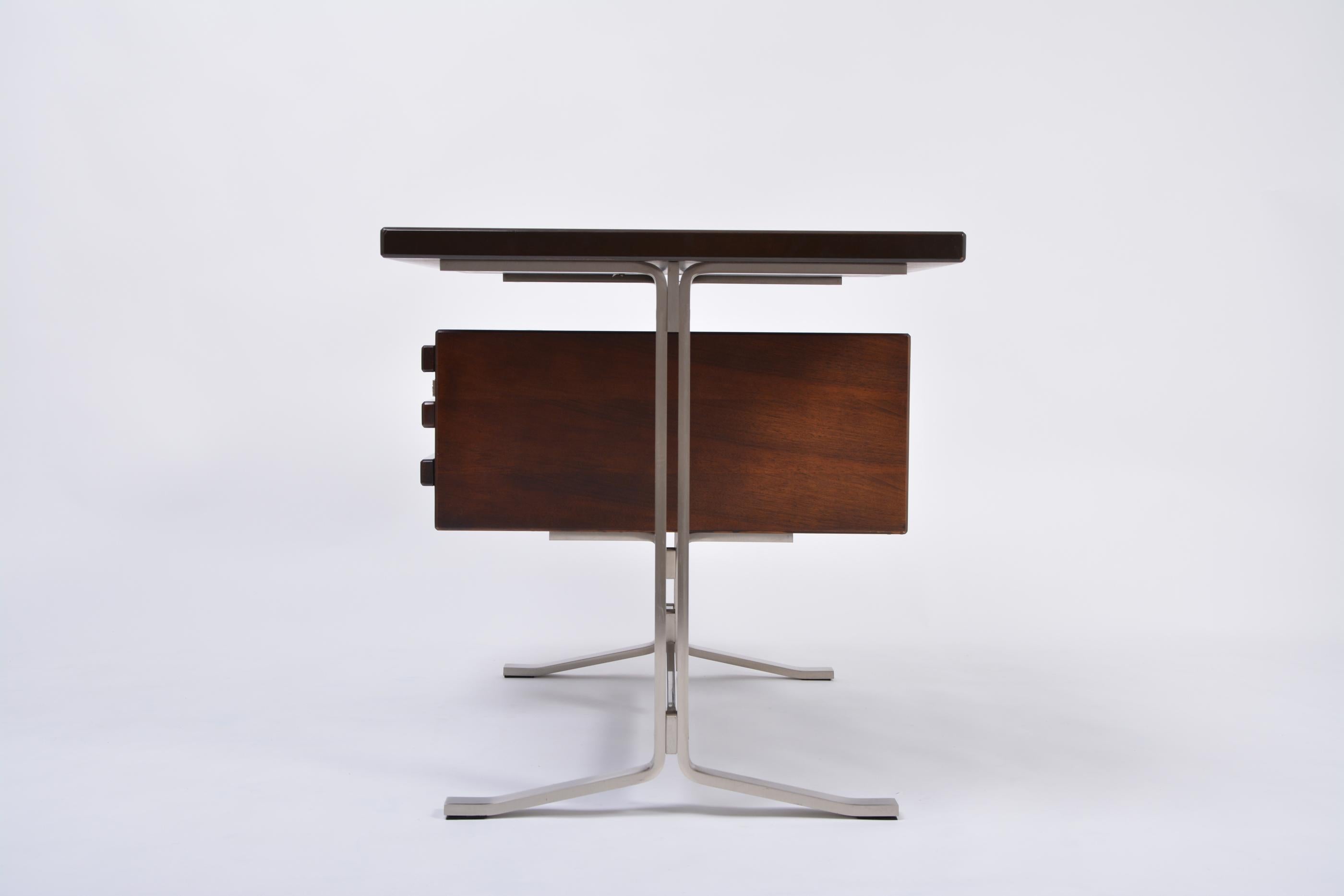 Gianni Moscatelli Mahogany Writing Desk for Formanova In Good Condition In Berlin, DE