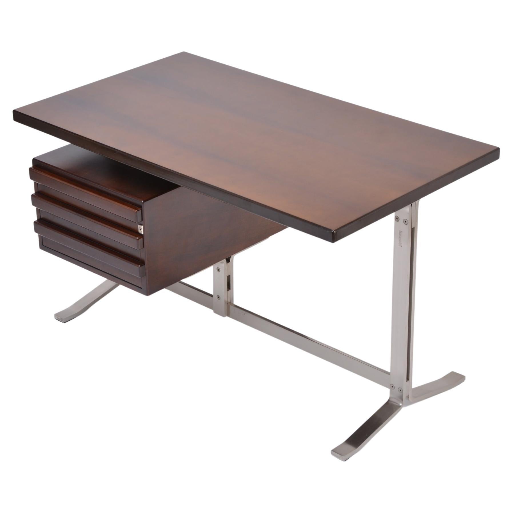 Gianni Moscatelli Mahogany Writing Desk for Formanova