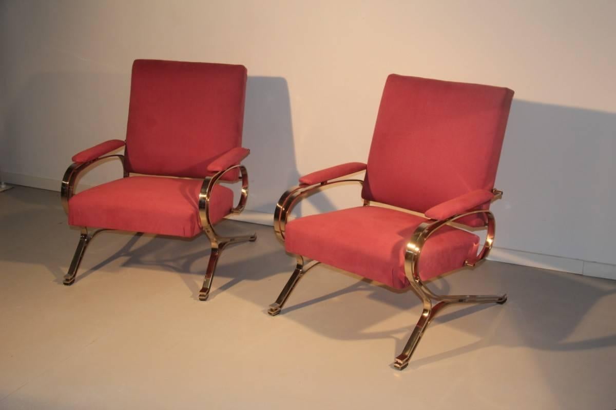 Gianni Moscatelli pair of armchairs for Formonova 