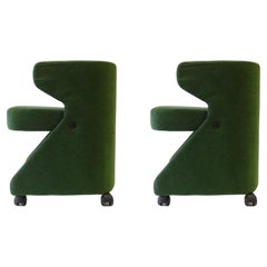 Paire de chaises de bureau Gianni Moscatelli pour Formanova, Italie, 1970