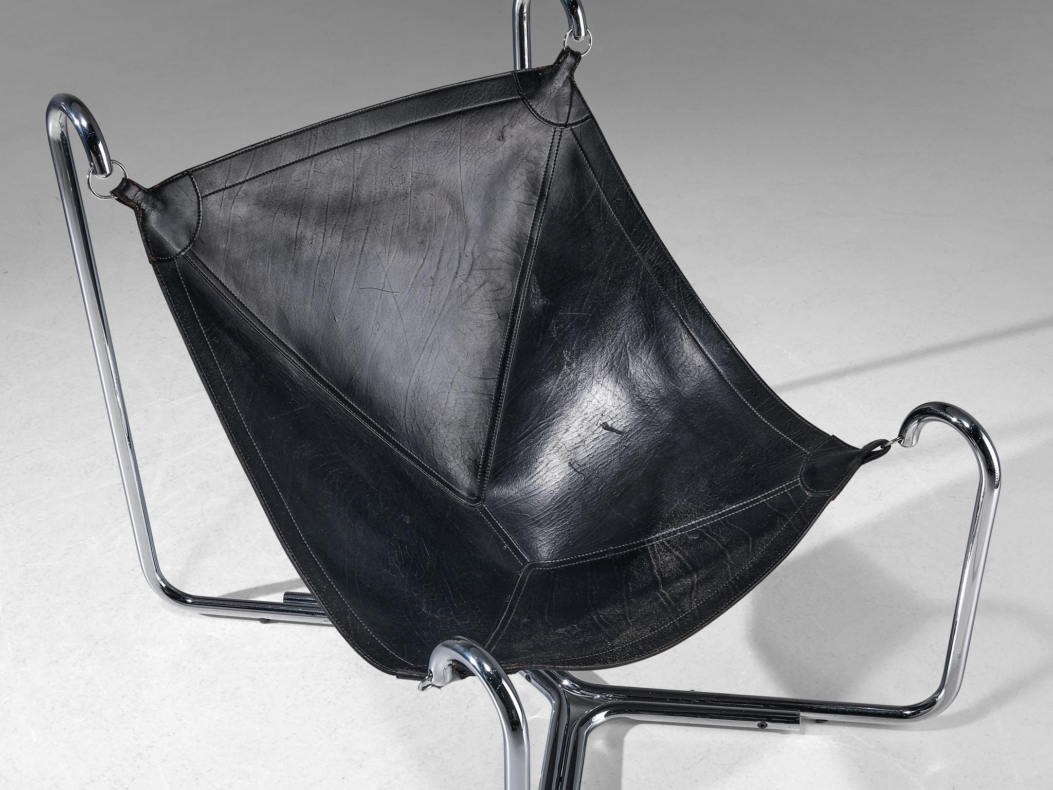 Mid-Century Modern Paire de chaises longues 'Baffo' de Gianni Pareschi et Ezio Didone pour Busnelli  en vente