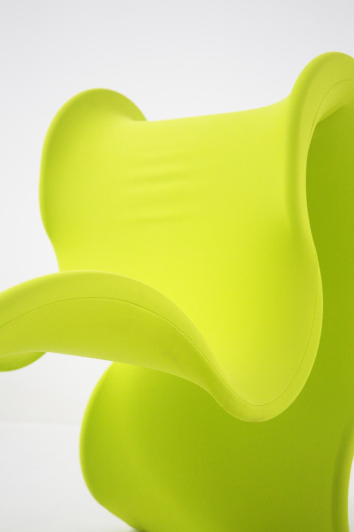 Gianni Pareschi Armchair Fiocco Acid Green for Busnelli For Sale 9