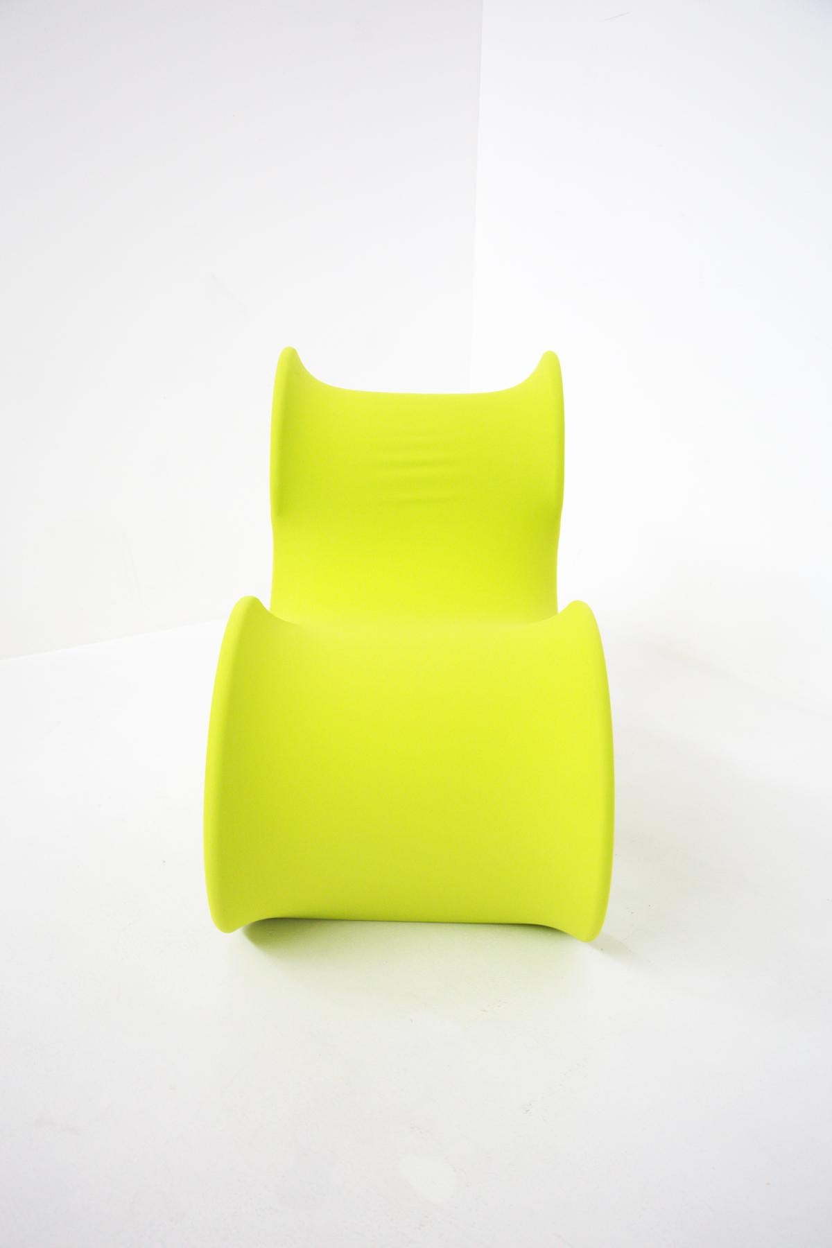 Gianni Pareschi Armchair Fiocco Acid Green for Busnelli For Sale 10