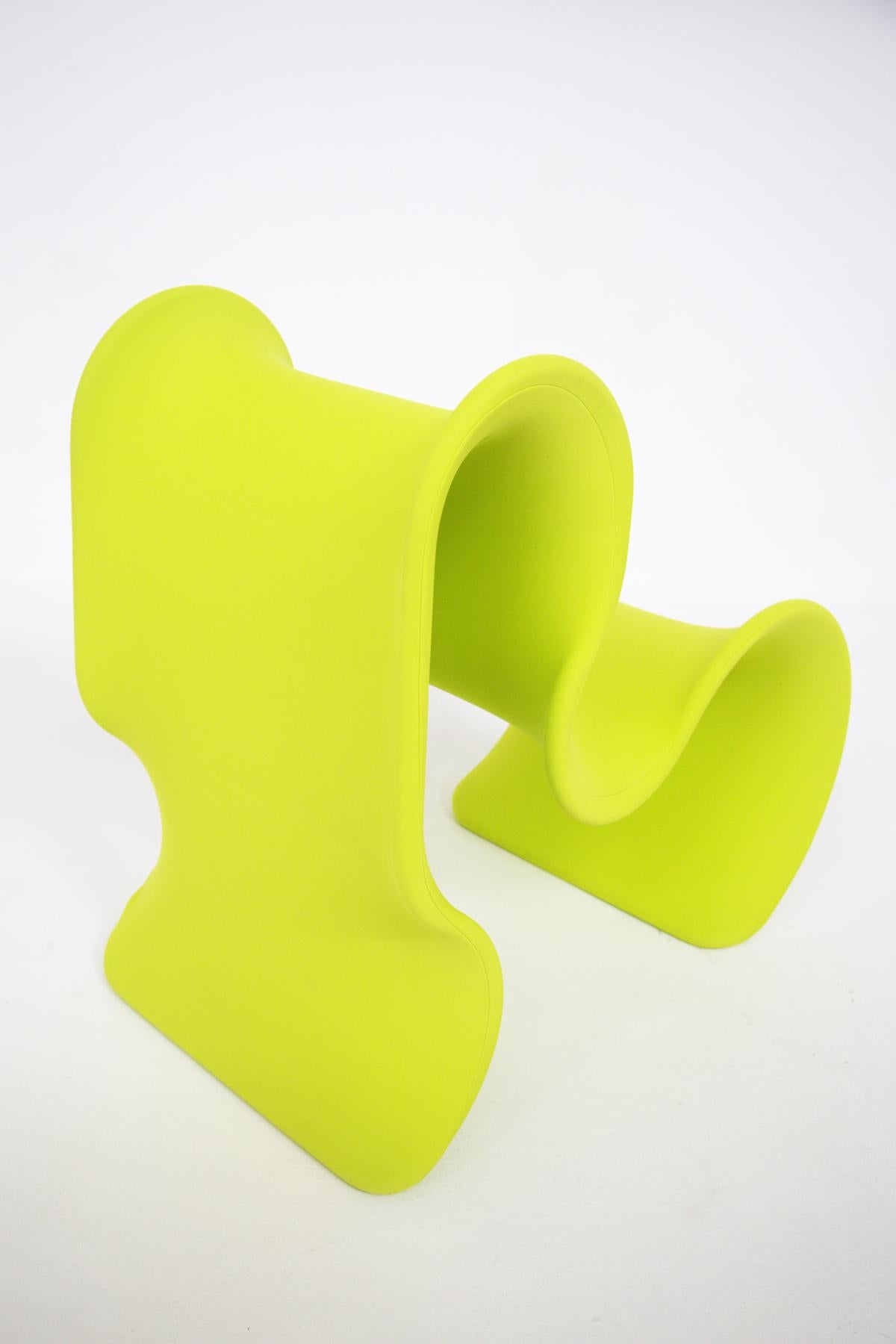 Gianni Pareschi Armchair Fiocco Acid Green for Busnelli For Sale 11