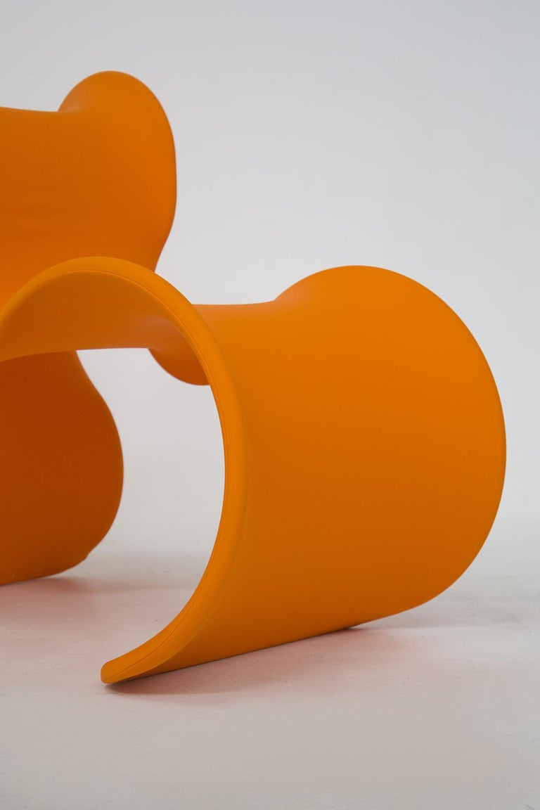 Gianni Pareschi Orange Fiocco Armchair for Busnelli For Sale 4