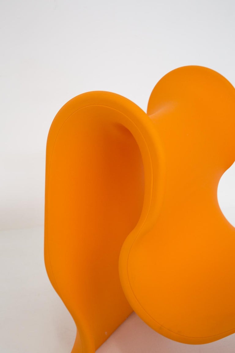 Gianni Pareschi Orange Fiocco Armchair for Busnelli In Good Condition For Sale In Milano, IT