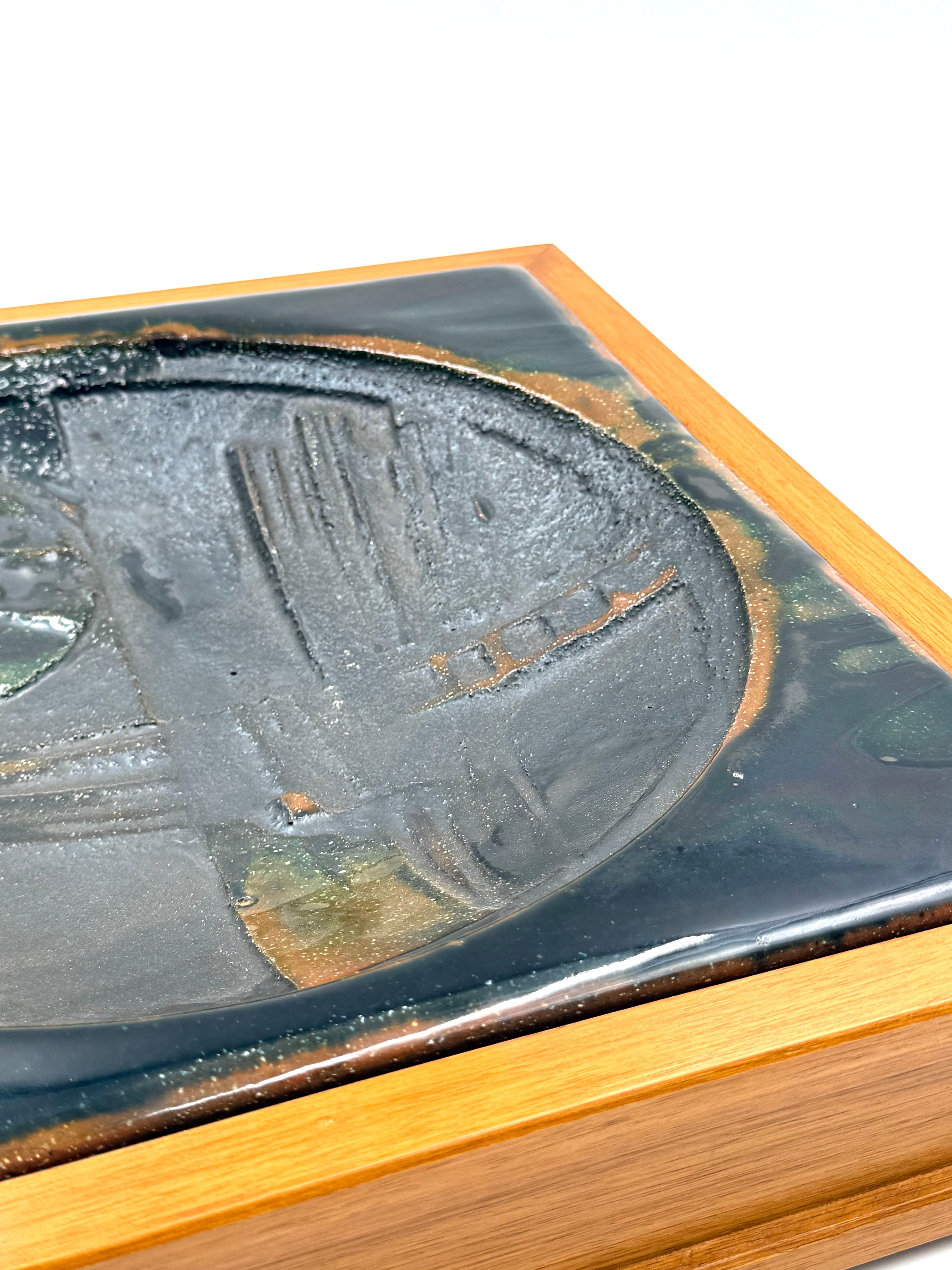 Gianni Pinna, Keramikaufsatz / sculpture vide poche, Italien 1970 im Angebot 8