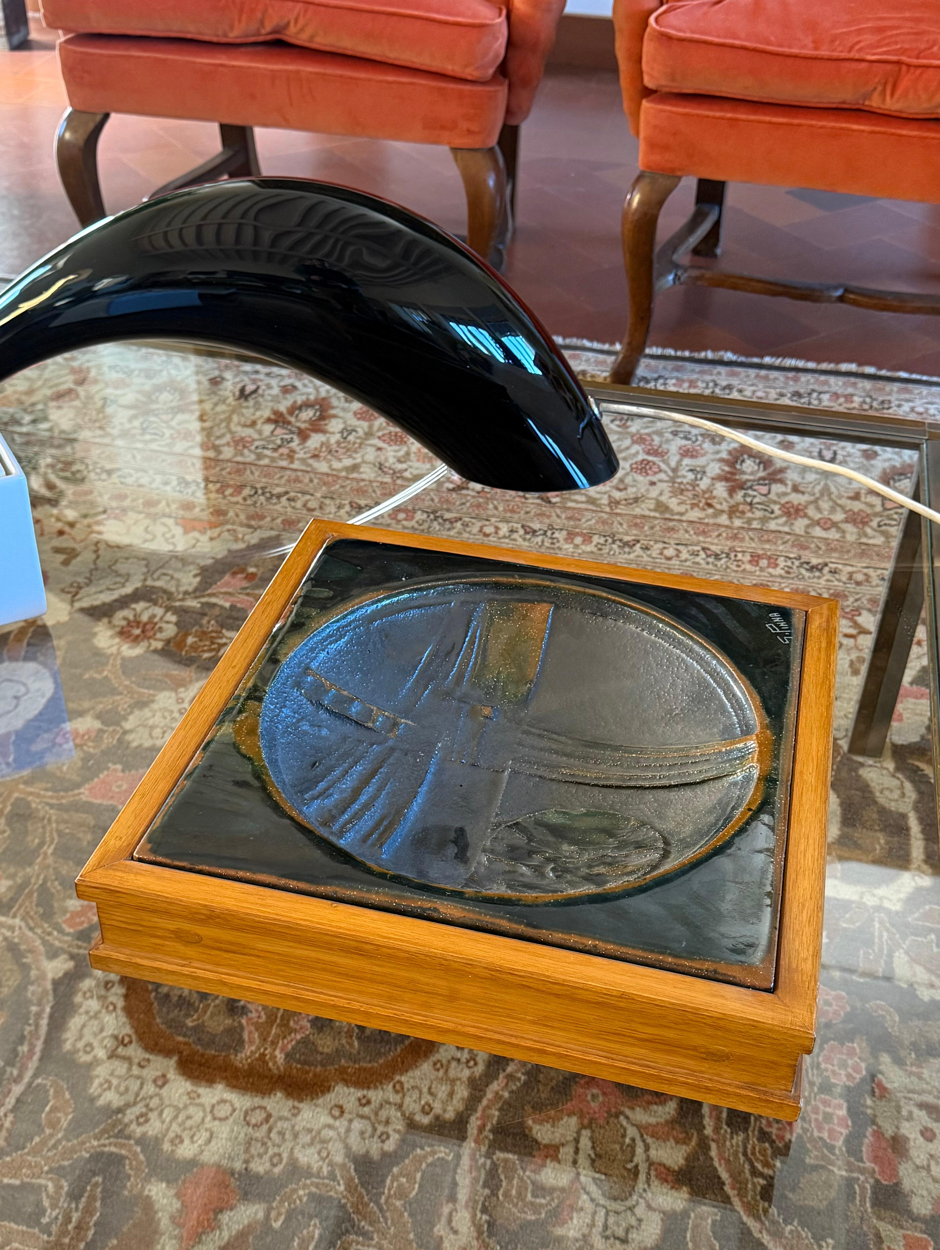 Gianni Pinna, Keramikaufsatz / sculpture vide poche, Italien 1970 (Italian) im Angebot