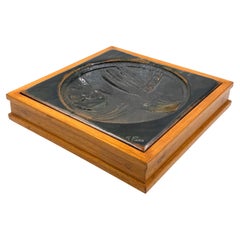 Gianni Pinna, ceramic centerpiece / sculpture vide poche, Italy 1970