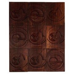 Sculptures murales - Mid-Century Modern