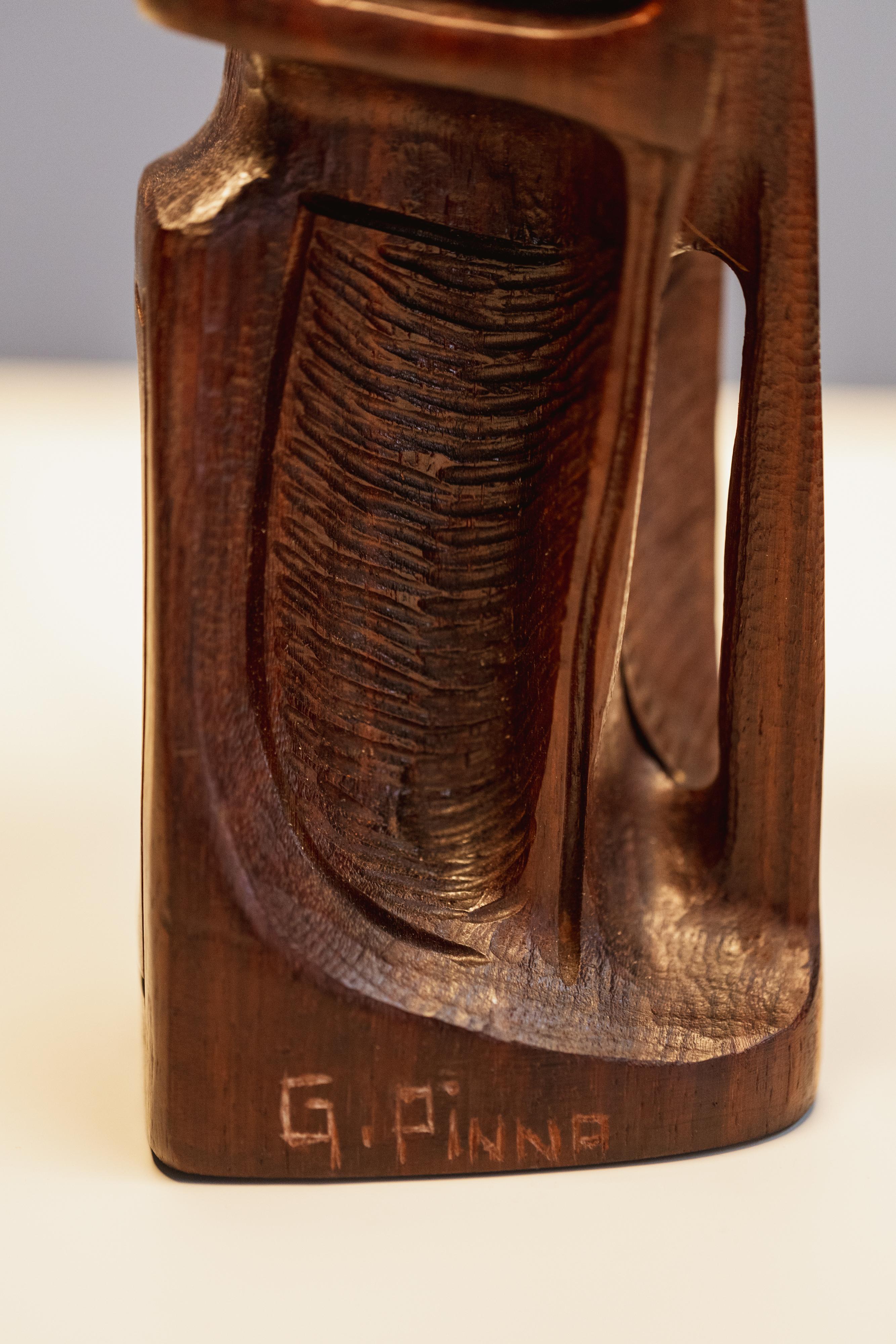Lámpara escultórica de sobremesa Gianni Pinna, 1970 en venta 3