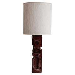Lampada da tavolo scultorea di Gianni Pinna, 1970