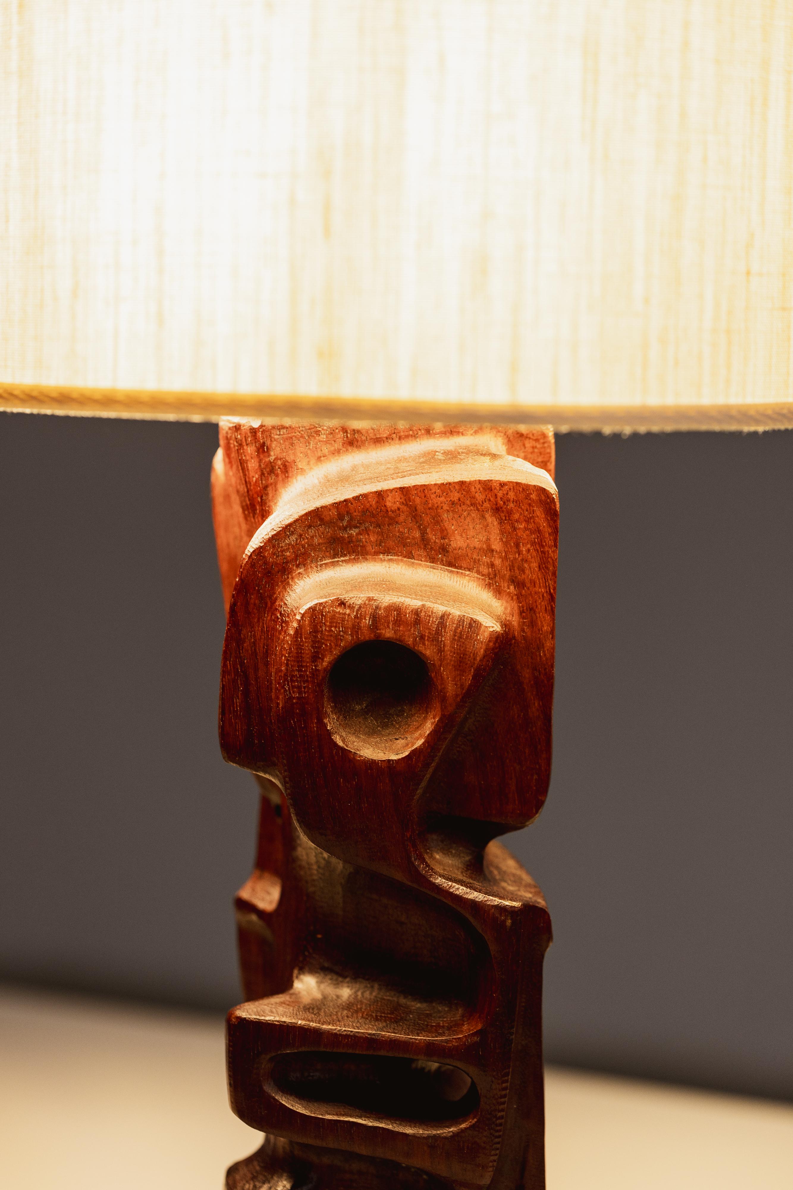 Gianni Pinna Skulpturale Tischlampen, 2er-Set, 1970 im Angebot 2