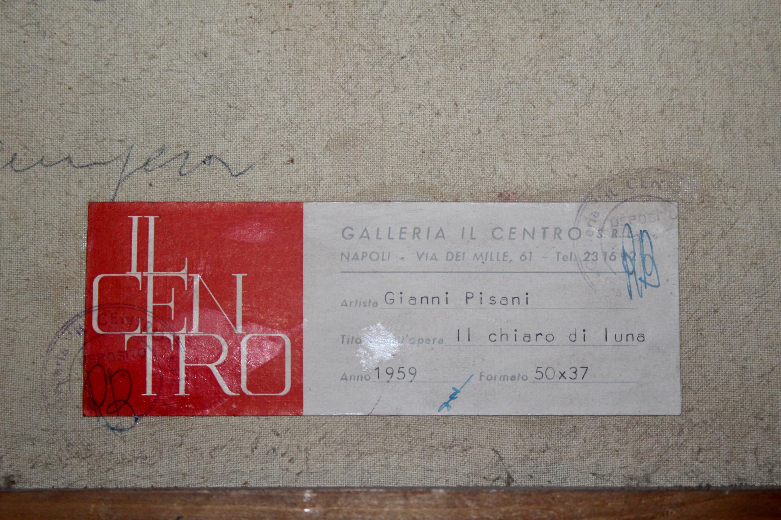 Mid-20th Century Gianni Pisani painting For Sale