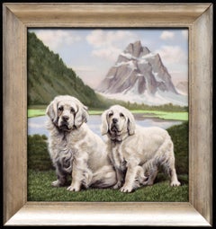 Paire de labradors, Gianni (italien, 1898-1961)