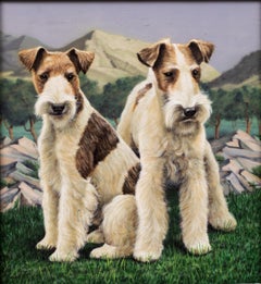 Coppia di Terrier, Gianni Reggio (italiano, 1898-1961)