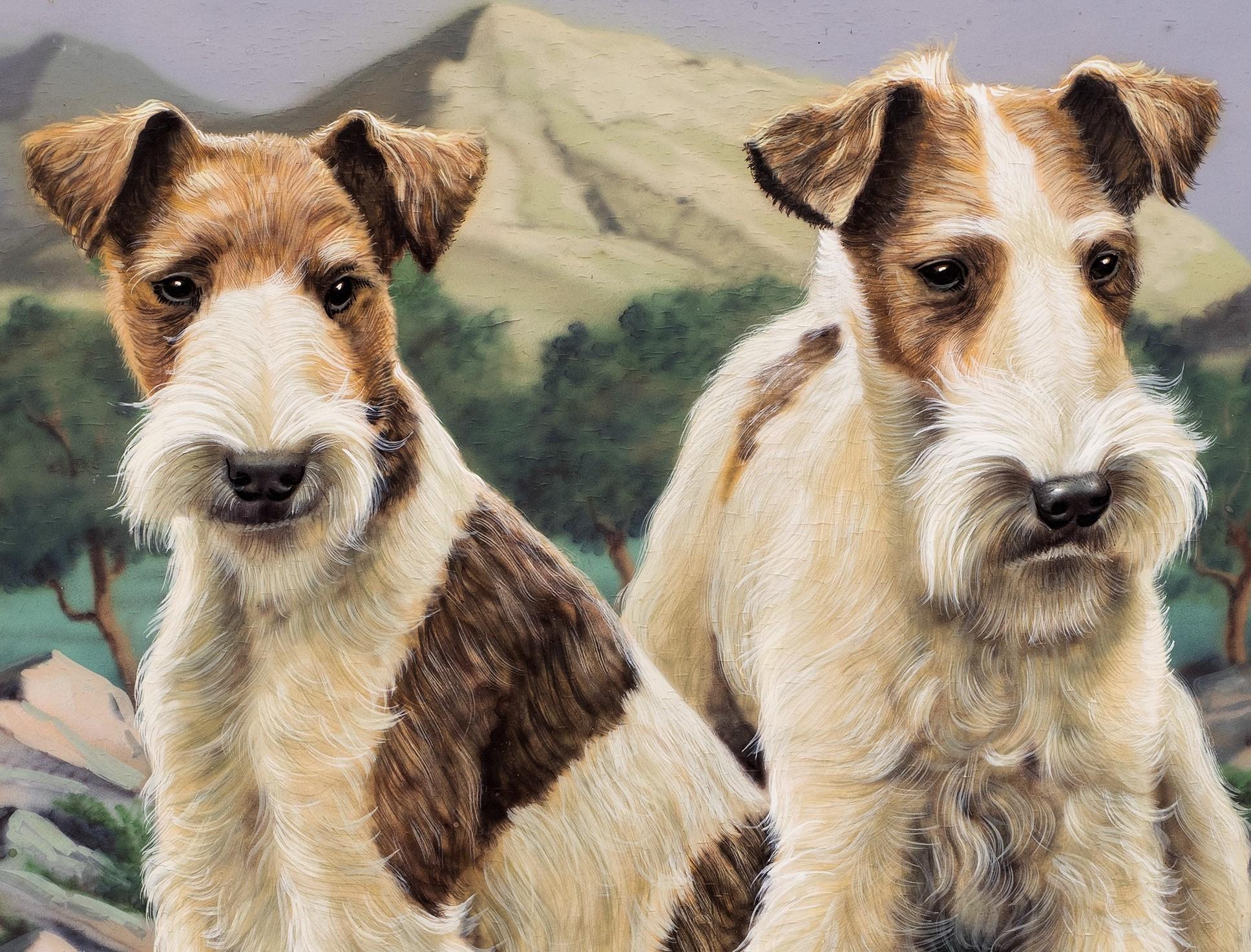 Pair of Terriers, Gianni Reggio (Italian, 1898-1961) For Sale 2
