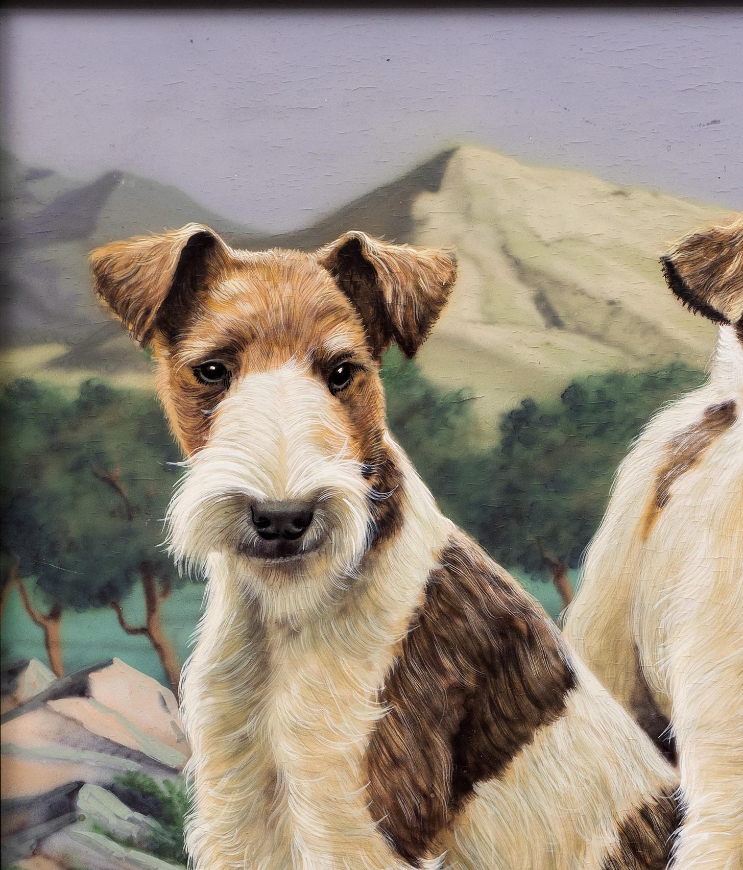 Pair of Terriers, Gianni Reggio (Italian, 1898-1961) For Sale 3