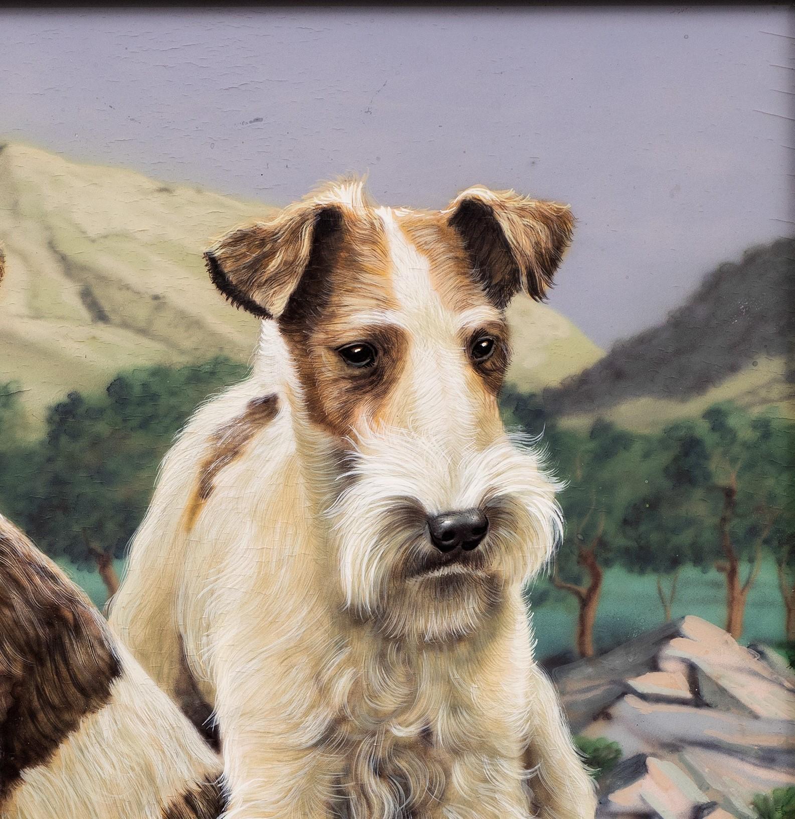 Pair of Terriers, Gianni Reggio (Italian, 1898-1961) For Sale 4